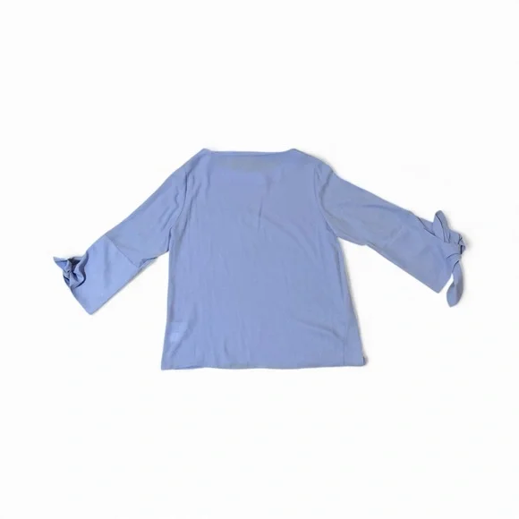 Lilly Pulitzer Langston Long Sleeve Tie Blouse Top - Picture 6 of 7